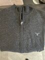 GANT Lambswool  Strickjacke anthrazit grau 3XL XXXL