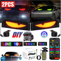 2x Lkw Devil's Eye Lampe LED-Bildschirm Auto-Augenlicht Lkw dynamisches Licht