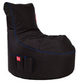 Gamewarez Gaming Sitzsack Classic Arctic mit EPS Perlen Füllung, schwarz-blau