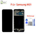 Für Samsung Galaxy M31 M315F LCD Display mit Rahmen Touch Screen Bildschirm