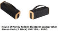 House of Marley Riddim Stereo Bluetooth - Lautsprecher Set | schwarz | Bambus