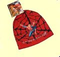 coole Spiderman Strickmütze Beanie rot 92-104 übergang NEU