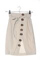 LEZ A LEZ High Waist Rock Damen Gr. DE 34 creme Casual-Look