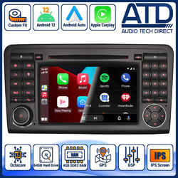 Android Autoradio für Mercedes ML M-Klasse GL W164 CarPlay Sat Nav GPS Head Unit