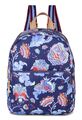 Oilily Bonita Backpack Rucksack Rucksack Blue Print dunkelblau bunt Neu