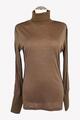 Bally Damen Oberteil Gr. 34 Braun Oberteil Bluse Blouse Top Langarm