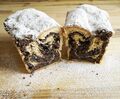 Mohnstollen ca. 1450g Mohn Stollen Weihnachtsstollen Handarbeit selbstgebacken