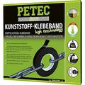 Petec Kunststoffklebeband Doppelseitig 19 mm x 11 mm x 10 m