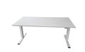 Steelcase höhenverstellbarer Schreibtisch 140 x 90 Silber/Grau