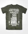 Hattori Hanzo T-Shirt OLIV  Swords and Sushi,Kill Bill,Okinawa japan,tarantino