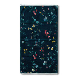 PIP Studio Frottee Serie Les Fleurs dunkelblau 100% Baumwolle 