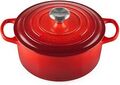 Le Creuset Signature Bräter rund 24 cm kirschrot