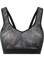 Neu Minimizer Sport BH Gr. (75) D Schwarz Puderweiss Damen-Bra Oberteil Dessous