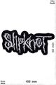 Slipknot Silber Bügeleisen Patch Textil