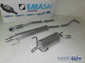 IMASAF Auspuffset ab Kat für Opel Corsa C 1.2+1.2+Twinport BJ 00-03|Flex+MSD+ESD