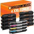 Toner 4er Set für HP CB540 CC530 CE250X CE260X CE400X CE410 CE310A CF210X CF380X