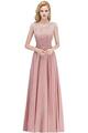 Damen Kleid Elegante Brautjungfernkleider Abschlussball Abendkleid  Rosa