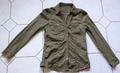 Neu Edc by Esprit Damen langarm Bluse safarigrün Gr M 38 40 tragbar