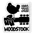 Woodstock 3 Days Of Peace & Music Aufkleber Sticker, max. 10 x 10 cm, 10 x 10 cm