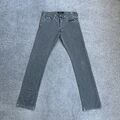 REPLAY Herren Jeans Hose Waitom W30 L34 Slim Fit Straight 21007 Grau Denim