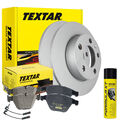 TEXTAR Bremsensatz + WK MINI R55 - R59 HINTEN Ø259 Bremsenreiniger