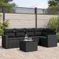 Gartenmöbel Sofa Garnitur Lounge Sitzgruppe 5-tlg. Beige Poly Rattan vidaXL