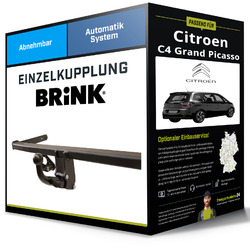 Abnehmbare Anhängerkupplung für CITROEN C4 Grand Picasso 13-18 II DA / DE BrinkBis 25.09. im FlashSale 10% sparen*!