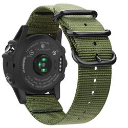 Quick Fit Für Garmin Fenix 7 7X/6 6X PRO/5 5X Plus 3HR 965 Militär Nylon Armband