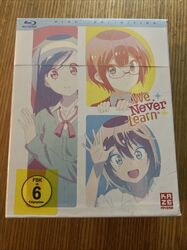 We never Learn Staffel 1 Vol 1 + 2 mit Sammelschuber Anime Blu Ray