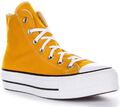 Converse A06506C Chuck Taylor All Star Lift Hi-Plateau gelb Damen UK 3 - 8