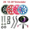 Stützräder Sicherheitsstützräder Universal für 12 14 16 18 20 Zoll Kinderfahrrad