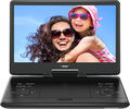 17,5"Tragbarer DVD-Player Mit 15,6"HD-Bildschirm 6 Stunden Wiedergabe RegionFrei