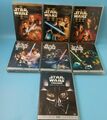 Star Wars 1-6 KOMPLETT + Bonusmaterial I II II IV V VI 1 2 3 4 5 6 DVD Film Set