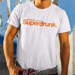 T-Shirt Superdrunk - SuperDry Parodie - Alkohol - Alkoholisches Bier