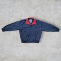 90's Vintage Lee Sport Harrington Jacke/Windbreaker/Regenjacke in Schwarz Gr.XL