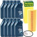 ÖLFILTER + 10L ÖL 5W30 passend für BMW 3er E46 90 93 5 E60 E61 6 E63 X3 E83 X5