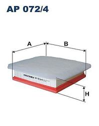 FILTRON AP 072/4 Luftfilter für OPEL