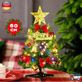 Mini Weihnachtsbaum 60cm Künstlicher Tisch Tannenbaum Klein Christbaum LED Deko