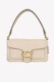 Coach Damen Tasche Creme Leder Handtasche Ledertasche Mittel