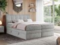 Boxspringbett Polsterbett mit Bettkasten und Multipocket Matratze - GOLD 10 KING