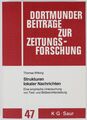 Strukturen lokaler Nachrichten: eine empirische Untersuchung von Text- und Bildb