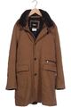 MILESTONE Mantel Herren Winter Parka Winterjacke Gr. EU 50 Braun #70bieol