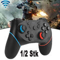 1/2X Wireless Bluetooth Pro CONTROLLER GAMEPAD + Ladekabel für Nintendo Switch