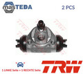 BWD103 RADBREMSZYLINDER TROMMELBREMSE HINTEN TRW 2PCS FÜR FSO 127P 0.9 0.9L