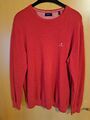 Gant Pullover Cotton Pique C-Neck rot Gr XXL Neuwertig