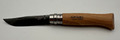 Opinel INOX Taschenmesser No.08 Edelstahl Klappmesser Holzgriff Buche Frankreich