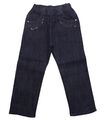 Mädchen Jeans Hose Gr. 86, 98, 110, Pailletten Stick, dunkelblau, dark navy