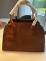 Handtasche Damen Wildlederimitat 38x26 neue in Braun oder Beige 