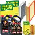 MANN INSPEKTIONSPAKET+MOTUL 5W-30 ÖL passend für MERCEDES B906 SPRINTER 209-515