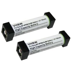 2x Akku für Sony MDR-RF810 / MDR-RF810RK / MDR-RF840 BP-HP550-11 700mAh